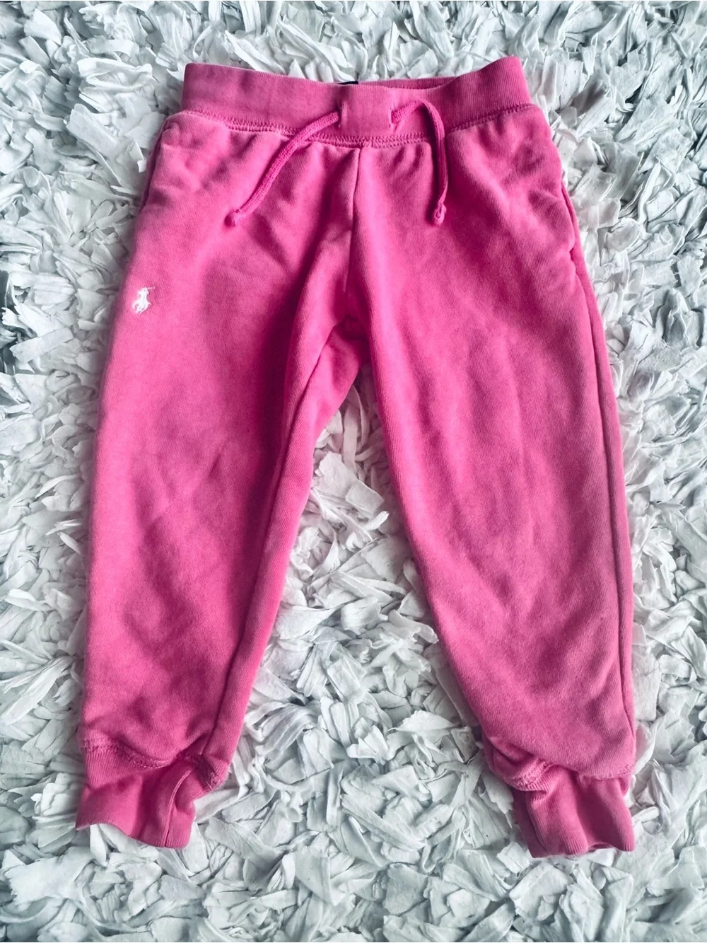 Ralph Lauren Hot Pink Girl’s Fleece Jogger Pants Size 3/3T